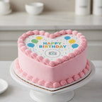 Heart Shape - Custom Edible Image