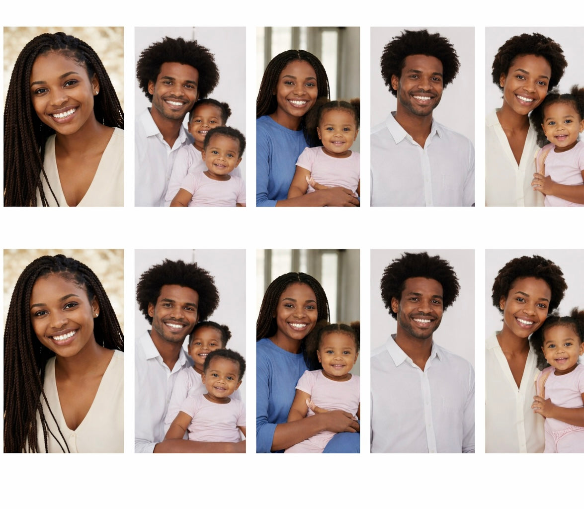 5 Photos Cake Wrap Edible Image