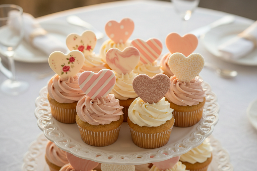 Heart Shape - Custom Edible Image