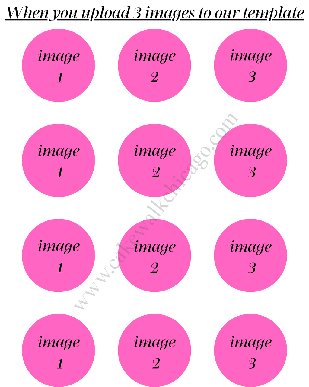 Custom Edible Cupcake & Treat Toppers | 12 Uncut Images