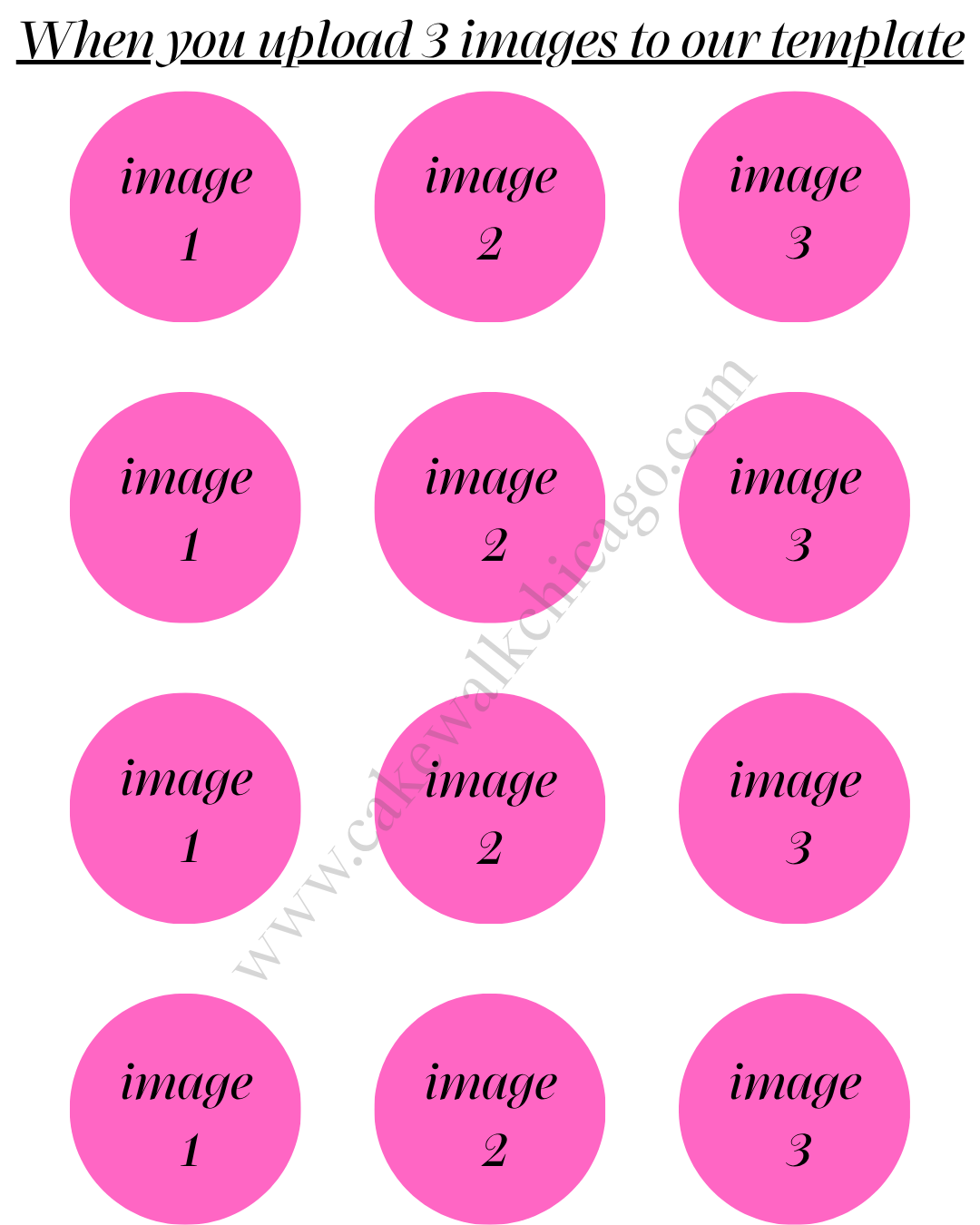 Custom Edible Cupcake & Treat Toppers | 12 Uncut Images