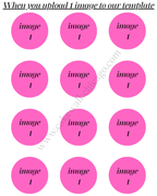 Custom Edible Cupcake & Treat Toppers | 12 Uncut Images