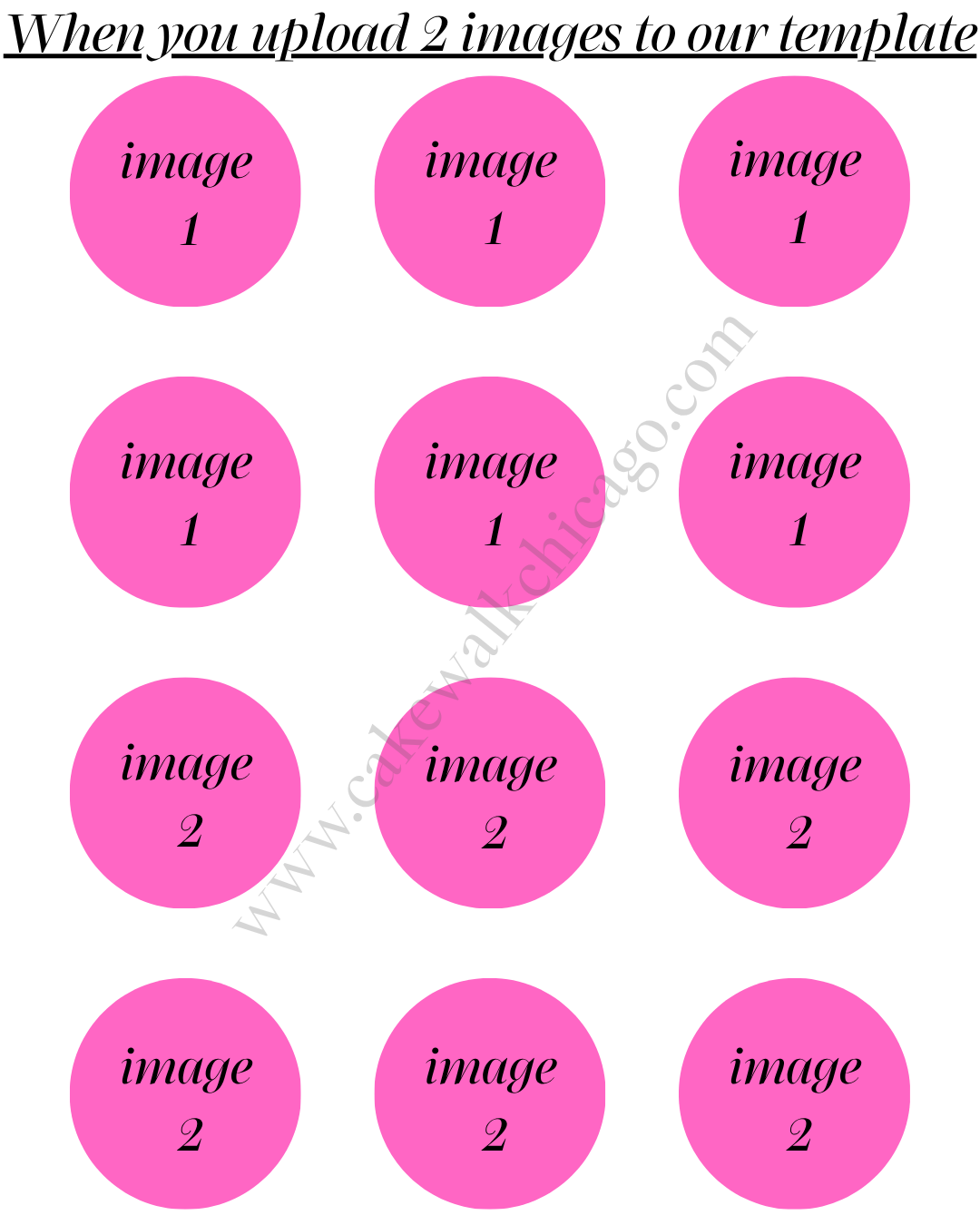 Custom Edible Cupcake & Treat Toppers | 12 Uncut Images