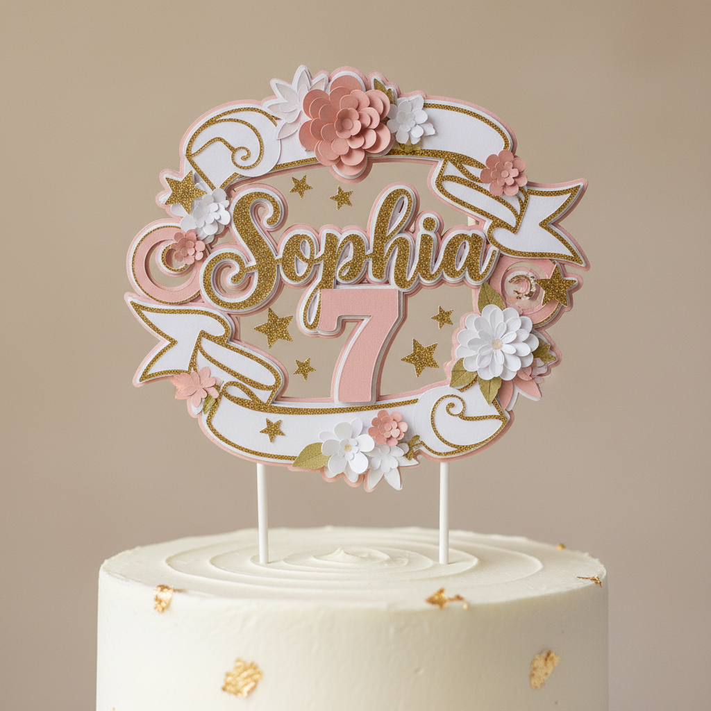 Happy Birthday Cake Charm